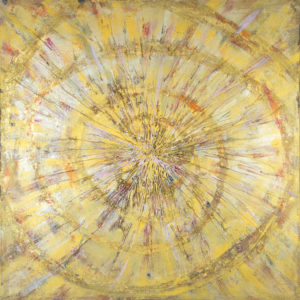 IO SONO - Tecnica mista su tela cm 100x100 - Feofeo 2014
